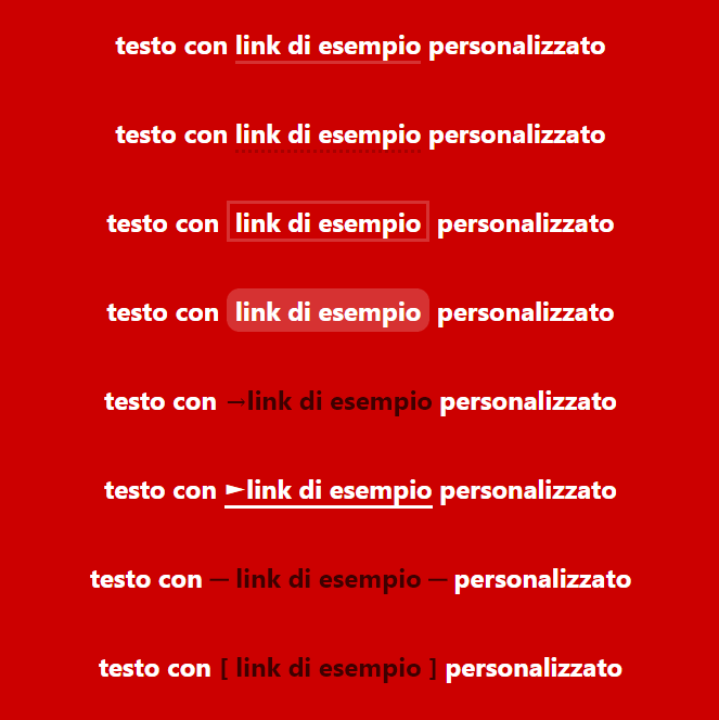 Guarda i custom links